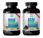 immune system boost – KOREAN GINSENG – ACAI BERRY COMBO 2B – red ginseng root po